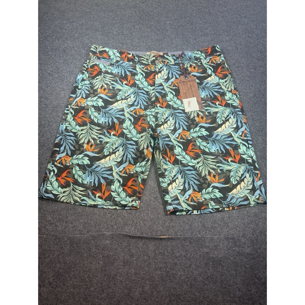 Hudson‎ & Barrow Birds of Paradise Camo Shorts Size 34